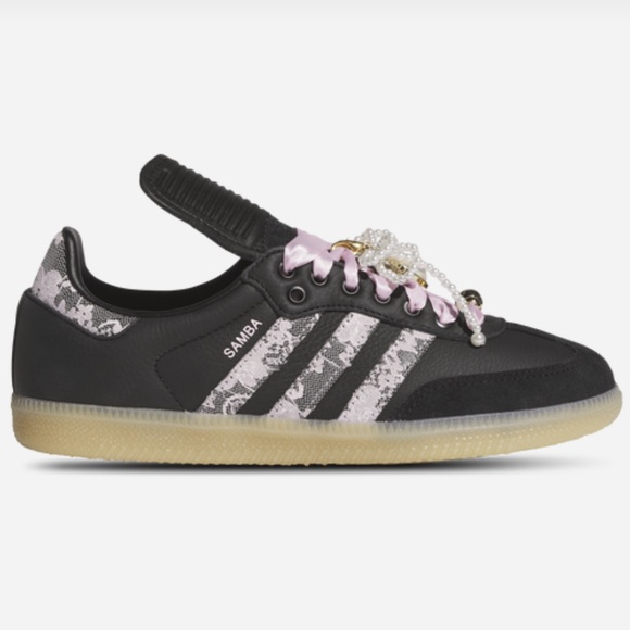 🖤 ADIDAS SAMBA LACE PEARL PINK 🌸